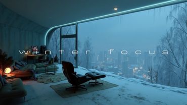 Winter Focus Study Playlist ~ Calm Productivity Brain Boost Music & Deep Work