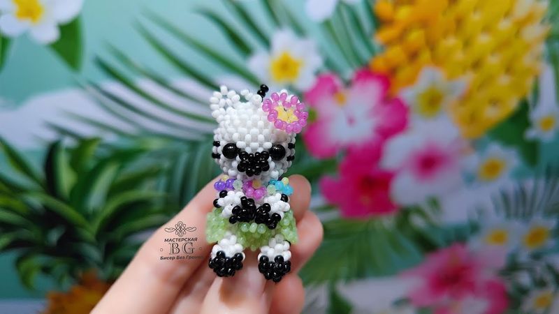 Мастер-класс на Рутуб Гавайская Зебра из Бисера