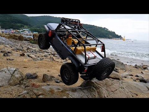 TRACTION HOBBY 1/8 Founder Jeep Young island crawling 트랙션 하비 영도 크라울링 트라이얼 알씨카