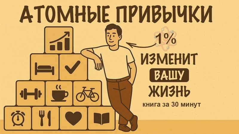 Станьте в 37,78 раза лучше | «Атомные привычки» (Джеймс Клир)