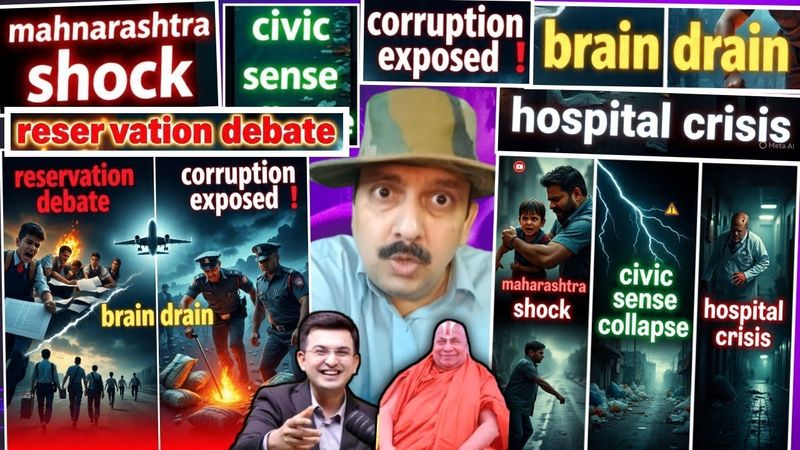 Reservation Debate, Brain Drain, UP STF Raid, Maharashtra News, Medical Admission Issue, Civic Sense