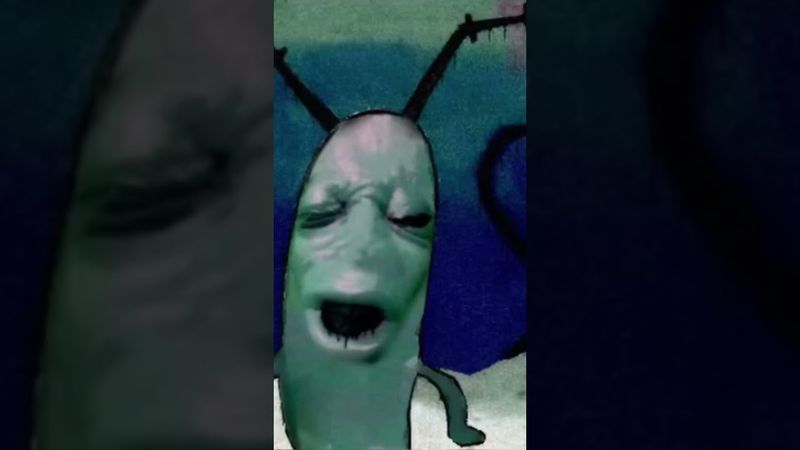 cursed plankton uuggghhh #plankton #memes #butifyoucloseyoureyes #funny