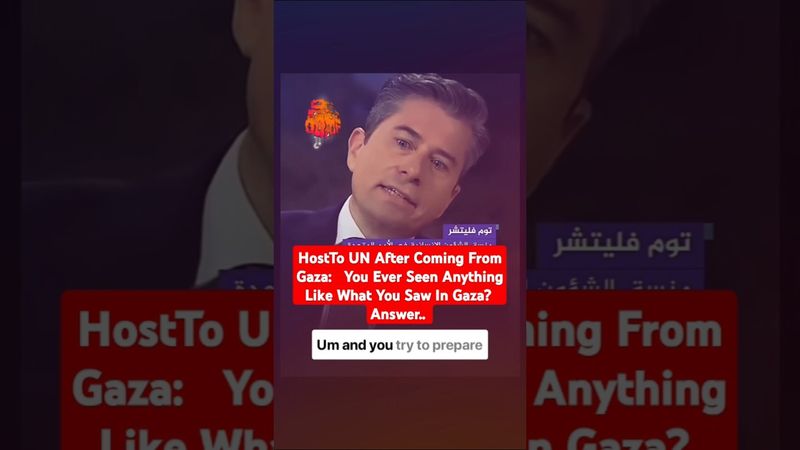 Host:Gaza, You Ever Seen Like it? Answer..