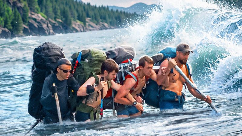 ОДИЧАВШИЕ В ЛЕСУ МУЖИКИ ТВОРЯТ ДИЧЬ И БЕСПОЩАДНО ЛОМЯТ