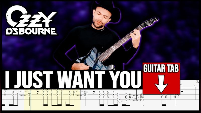 【OZZY OSBOURNE】[ I Just Want You ] cover by Dotti Brothers | LESSON | GUITAR TAB