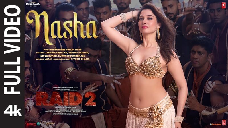 NASHA (Full Video): Tamannaah B, Ajay D, Riteish D | Jasmine S, Sachet T, Jaani | Bhushan K | RAID 2