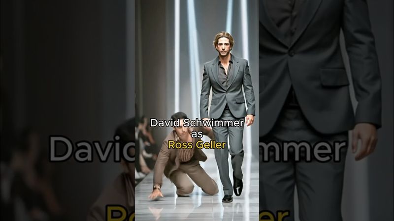 What if Friends Characters and their Actors Reunited on the Runway | Now and Then Reunion