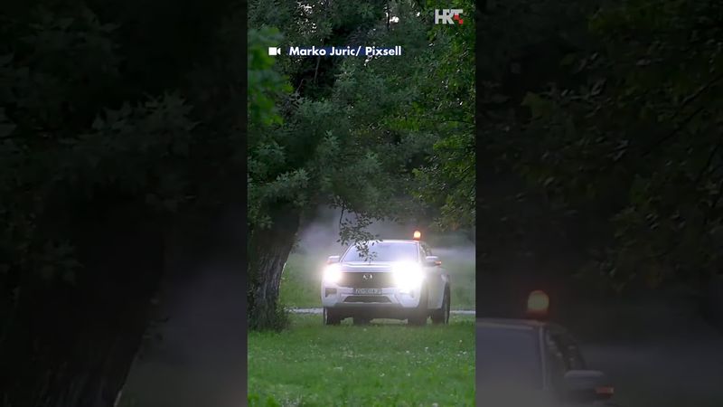 Zaprašivanje komaraca na Jarunu