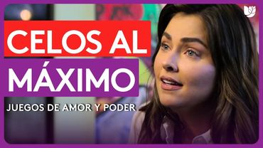 Luciana arde de celos por el beso de Roberto y Karina | Juegos de Amor y Poder | Capítulo 57