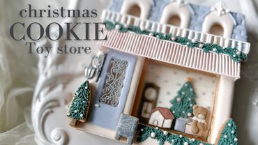 Christmas cookie toy store I Decorated Cookie | Suger house | christmas mood