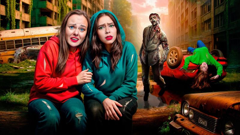 ОСТАЛИСЬ ОДНИ в Заброшенном ЗОМБИ Городе !