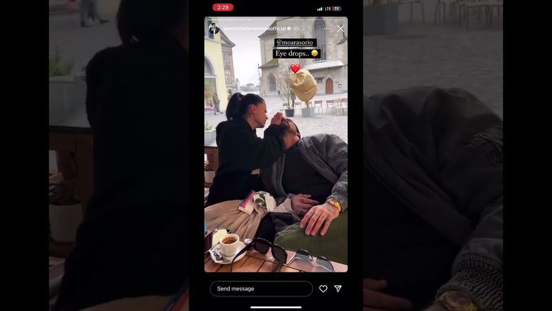 Michele Morrone & His Girlfriend Beautiful moment #michelemorrone