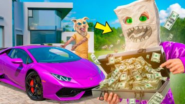 МОЙ ДРУГ ДЖЕЛ СТАЛ САМЫМ БОГАТЫМ В ГТА 5 ! - 24 ЧАСА ЖИВЁМ КАК БОГАЧИ