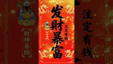 《发财暴富》接了！转发！恭喜发财！#正能量 #手机壁纸 #手机屏保 #壁纸 #国学文化 #道家文化 #民间文化 #佛教文化 #传统文化 #发财 #暴富 #文字的力量 #祝福 #有钱人 #华人传统