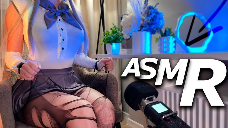 ASMR Scratching & Ripping Tights SOUNDS | No Talking 💤