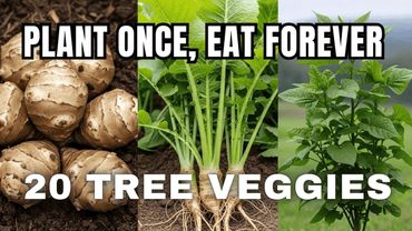 These 20 Vegetables Grow Like Fruit TREES! Plant Once, Eat Forever
