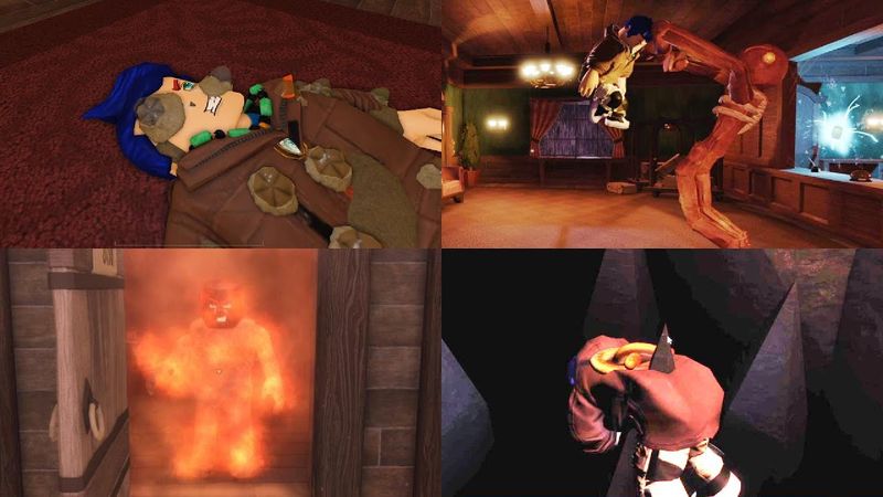 Player's Death With The Most Brutal Animation | Roblox DOORS