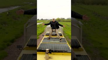 Auf einen fahrenden Zug aufspringen… Für die Wissenschaft!