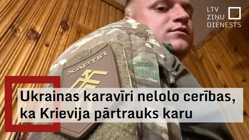 Ukraiņu karavīri netic, ka Krievija pārtrauks karu