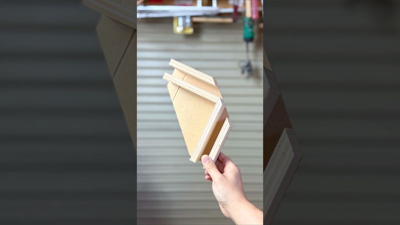 DIY Corner Clamp from Scrap Wood #shorts #woodworking #diy