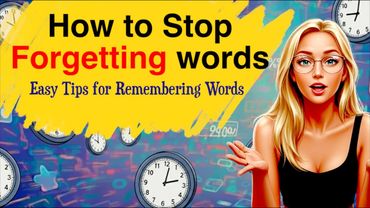 How to Stop Forgetting Words | Easy A1 Tips for Remembering Vocabulary | Learn English with Podcast