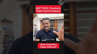 NEET 2025: Chemistry Quick Paper Analysis🏥✨ #neet2025 #shorts