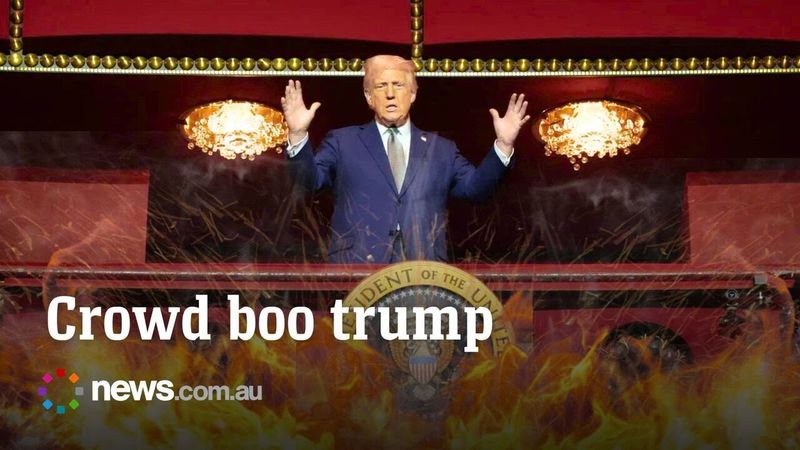 Trump receives mixed reaction from Kennedy Center audience