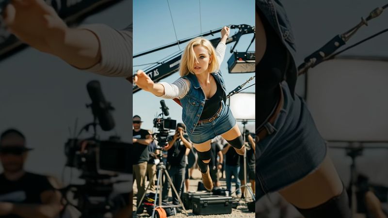 Behind The Scenes Android Saga Dragon Ball Z #goku #dragoball #dragonballz #pixverseai #pixverse