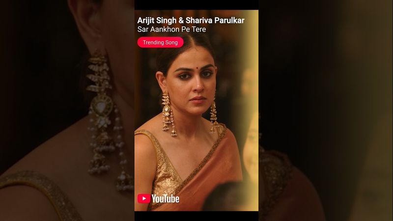 Check out the trending song #SarAankhonPeMere in #TheShortList playlist on #YouTubeMusic #shorts
