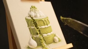 AI ASMR Corte de pintura | Corte de arte ASMR #veo3 #aismr #aiasmr #shorts #aiasmr #asmr