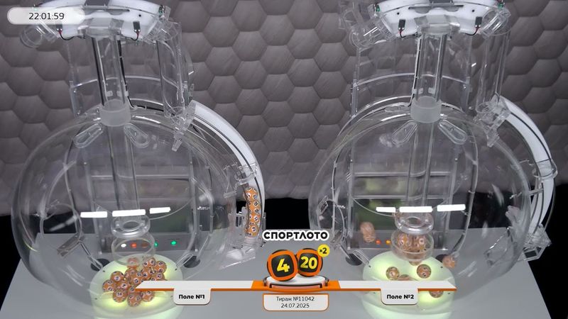 Столото представляет | Лотерея «Спортлото «4 из 20». Тираж № 11042 от 24.07.2025 г.