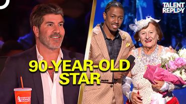 Audience ON THEIR FEET For 90-Year-Old Dorothy Williams | America's Got Talent