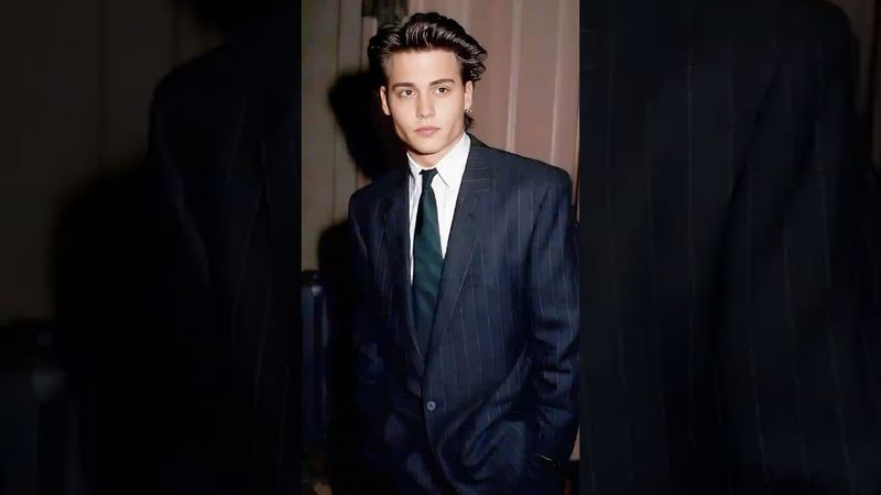 Johnny Depp's appearance changes since his debut#morph #film #usa