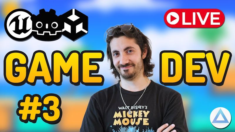 DIRECTO GAMEDEV: Respondiendo DUDAS + Creando Contenido | Unity • Unreal • Godot | 3-Cap
