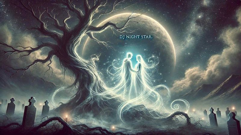DJ Night Star – Ghost Love Story 🌕🤍| Melodic Psytrance  Mix 2025