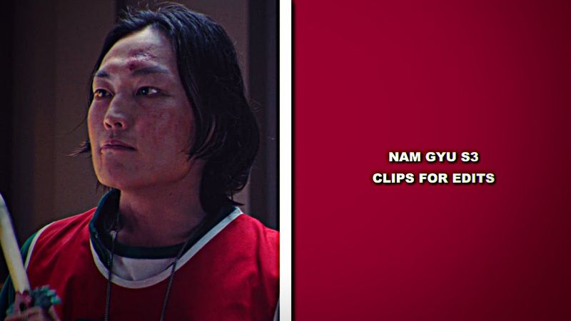 Nam Gyu (Roh Jae Won) clips for edits | squid game 3 scene pack