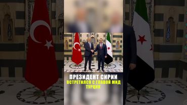 Президент Сирии аш-Шараа встретился в Дамаске с министром иностранных дел Турции Фиданом