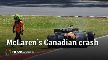 ‘Stupid from me’: Lando Norris crashes out of Canadian GP