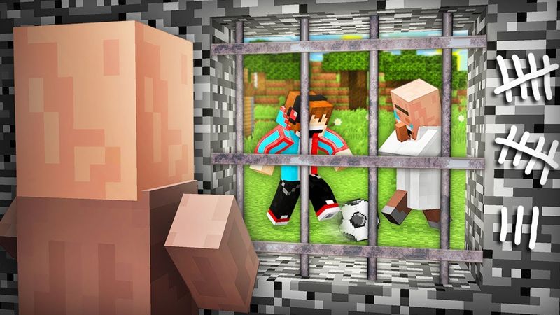 МЫ ЗАКРЫЛИ ЭТОГО ЖИТЕЛЯ В ТЮРЬМЕ В МАЙНКРАФТ | Компот Minecraft