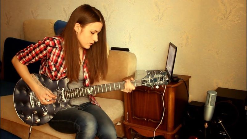 Slash - Anastasia (guitar cover by Marina Andrienko)