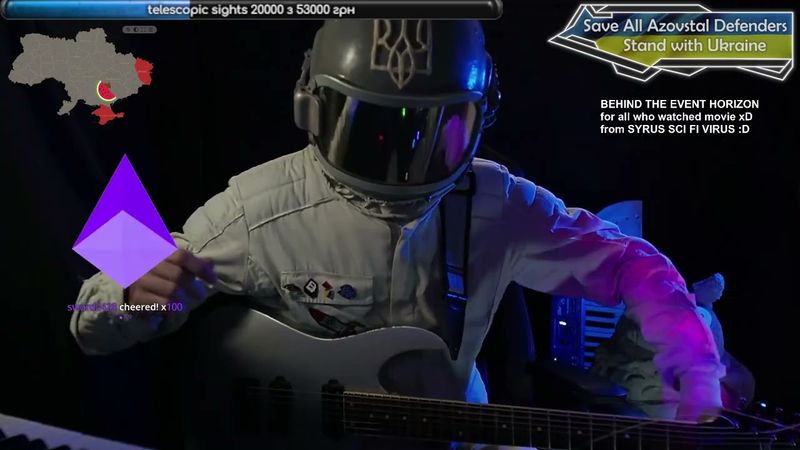 Space Original Music Stream  !charity !donate  Glory to Ukraine! 💙💛 #russiaisaterroriststate a