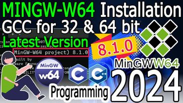 How to install MinGW-w64 on Windows 10/11 [2024 Update] 8.1.0 GNU GCC Compiler | C C++ Programming