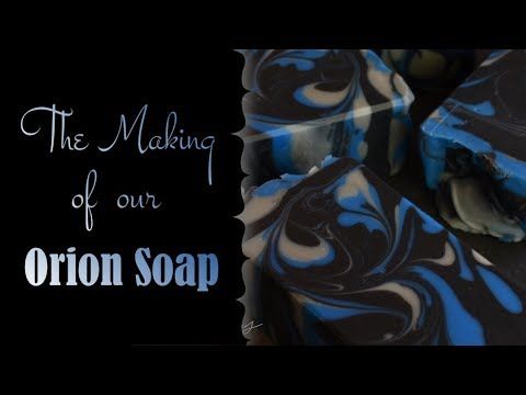 Making and Cutting Orion Cold Process Soap Making