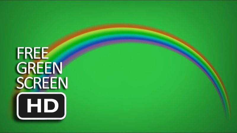 Free Green Screen - Rainbow