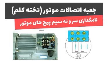 آموزش برق صنعتی - جلسه هفتم: تخته کلم موتور (جعبه اتصالات موتور) چیست؟