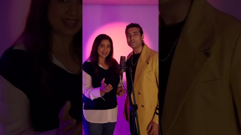 WARNING:Duet Alert🚨‼️your📱might start singing too🎶 BasEkDhadak #shreyaghoshal #jubinnautiyal #shorts