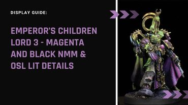 EC Lord 3   Magenta and Black NMM, OSL lit Details