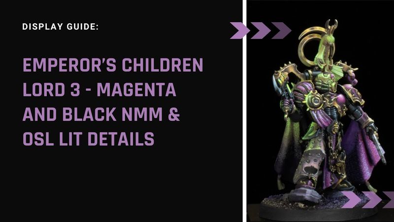 EC Lord 3   Magenta and Black NMM, OSL lit Details
