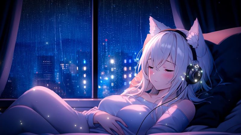 Fall Asleep Fast - Relaxing Music with Rain Sounds for Deep Sleep, Stress & Anxiety Relief