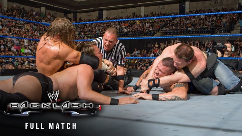 FULL MATCH: Randy Orton vs. John Cena vs. Triple H vs. JBL | WWE Title Match: Backlash 2008